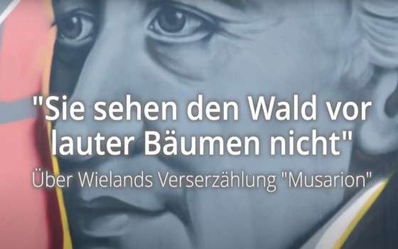 Über Wielands Verserzählung „Musarion“